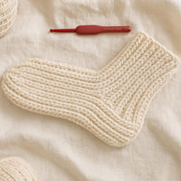 Socks Pattern PDF : Reversible, Cuff-to-Toe, Beginner Friendly, Bulky Yarn, Instant Download