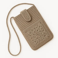 Crochet Phone Bag (with Front Pocket) – PDF Pattern