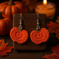 Halloween Earrings Crochet Pattern Bundle | Skull & Mini Pumpkin PDF | Beginner,  | Instant Download