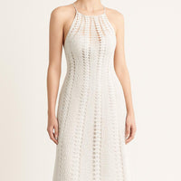 Fan-Motif Crochet Summer Dress Pattern: Adjustable Cotton Design (PDF)