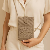 Crochet Phone Bag (with Front Pocket) – PDF Pattern