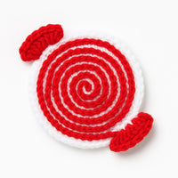Christmas Coasters Crochet PDF :  Peppermint, Snowman, Gingerbread, Wreath, Ornament, Belt