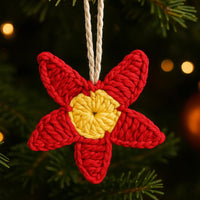 Crochet Star Pattern: Raffia Ornament, Keychain, Bag Charm (PDF Download)