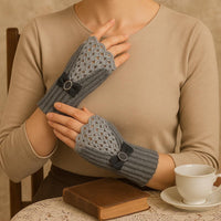 Victorian Lace Wrist Warmers Crochet Pattern PDF – Easy, Instant Download