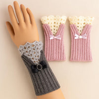 Victorian Lace Wrist Warmers Crochet Pattern PDF – Easy, Instant Download