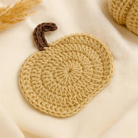 Pumpkin Coaster Crochet PDF Pattern : Fast, Beginner-Friendly Autumn Decor