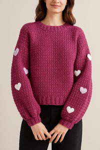Heart Sweater Crochet Pattern PDF –  Instant Download