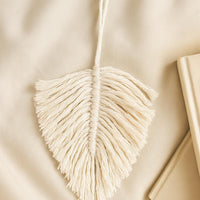 macrame leaf accessory pdf model : Reciprocal Knots/ Keychain