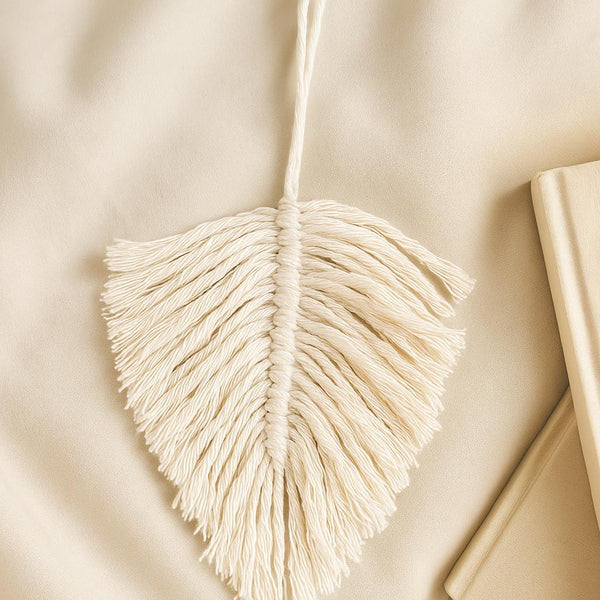 macrame leaf accessory pdf model : Reciprocal Knots/ Keychain