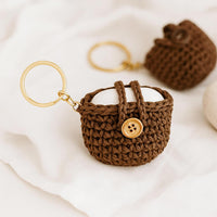 Mini Earbud Case / Bag Charm PDF – Button Loop, Oval Start, Beginner