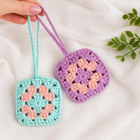 Mini Granny Pouch PDF – Earbud/Lipstick Case, 2 Squares, Loop & Strap