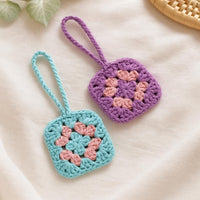 Mini Granny Pouch PDF – Earbud/Lipstick Case, 2 Squares, Loop & Strap