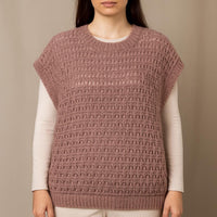 Lace Knit Sweater Pattern: Alize Angora, Size 38-40 (PDF Pattern)