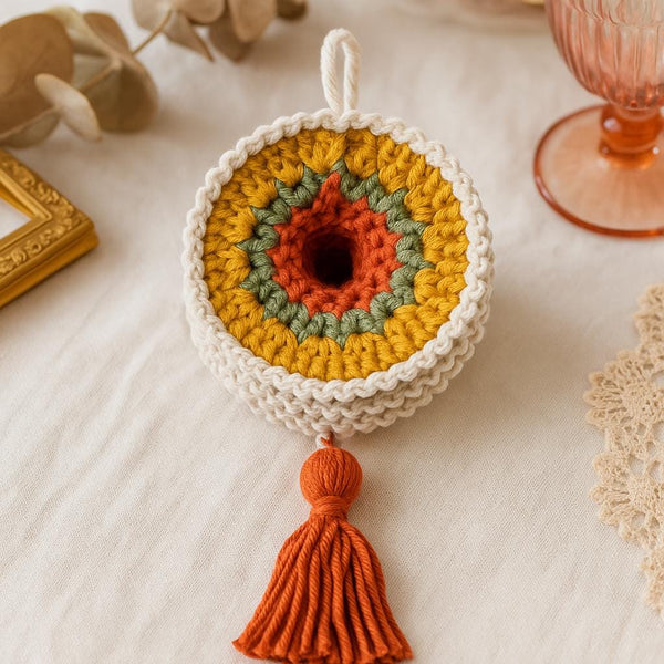 Crochet Wind Spinner Pattern: Easy Spiral Mobile, Balcony Decor (PDF Pattern)