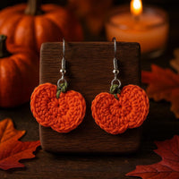 Crochet Pattern PDF: Mini Pumpkin Earrings | Beginner Friendly | US Terms | No Abbreviations | Instant Download