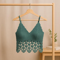 Crochet Lace Bustier Pattern PDF: Cotton Pull-On Crop Top (Instant Download)