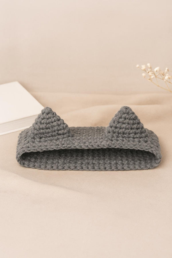 Crochet Cat Ear Headband Pattern: Chunky Bandana, Two Styles (PDF Pattern)