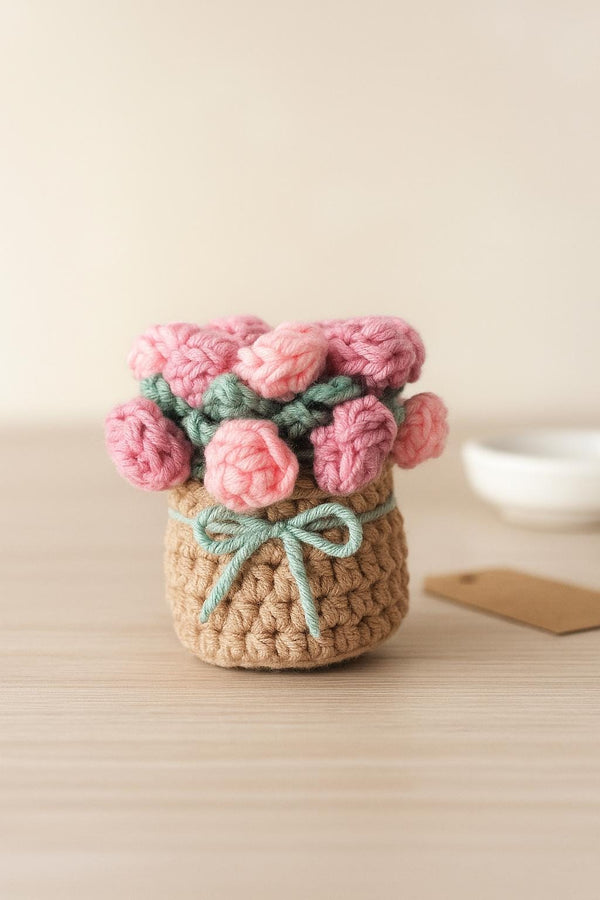 Flower Coaster Crochet Pattern: Easy Beginner Tutorial (PDF Pattern)