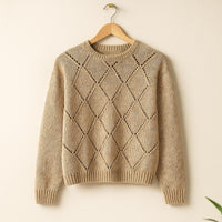 Diamond Lattice (Baklava) Sweater : PDF Knitting Pattern • Instant Digital Download