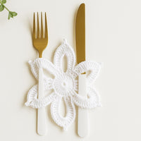 Crochet Pattern PDF : Coaster & Cutlery Sleeve, Quick Gift, Table Decor, Beginner Friendly