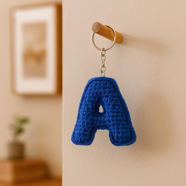 Amigurumi Letter A Crochet Pattern PDF: Beginner Alphabet Keychain