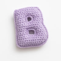 Crochet Letter B Keychain Pattern: Beginner Amigurumi Alphabet Charm (PDF)