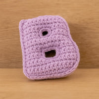 Crochet Letter B Keychain Pattern: Beginner Amigurumi Alphabet Charm (PDF)