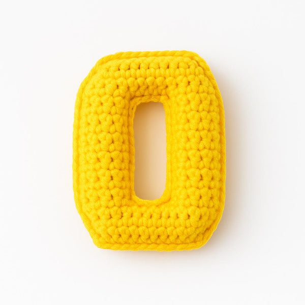 Crochet Letter O Keychain Pattern: Beginner Friendly Amigurumi (PDF Pattern)
