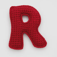 Amigurumi Letter R Crochet Pattern: Stuffed Alphabet Keychain (PDF Pattern)