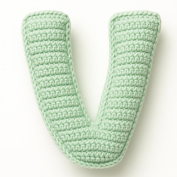 Mini Crochet Amigurumi Letters TUV Pattern: Tiny Alphabet Charms (PDF Pattern)