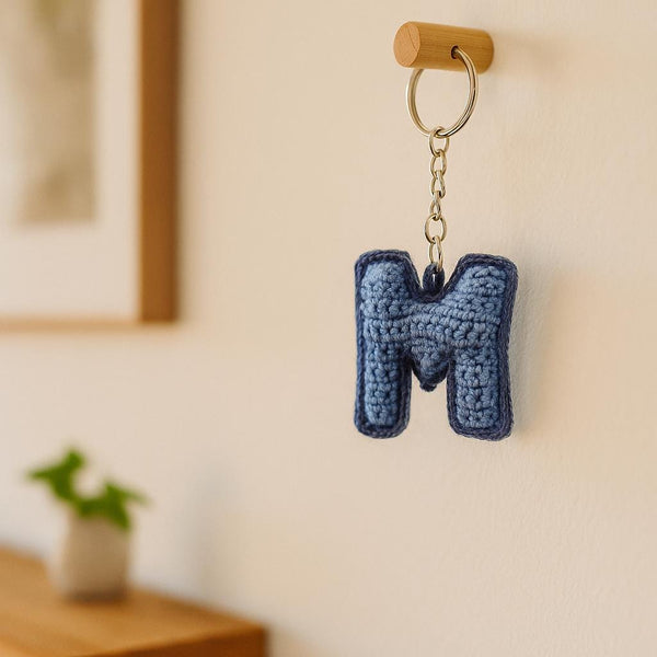 Amigurumi Letter M Keychain Crochet Pattern: Beginner Friendly (PDF Pattern)