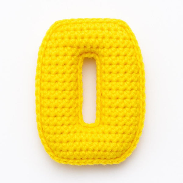 Crochet Letter O Keychain Pattern: Beginner Friendly Amigurumi (PDF Pattern)