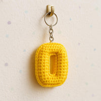 Crochet Letter O Keychain Pattern: Beginner Friendly Amigurumi (PDF Pattern)
