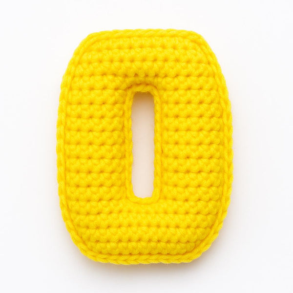 Amigurumi Letter M-N-O Crochet Pattern Set : Alphabet Charms (PDF Pattern)