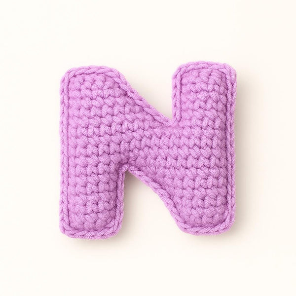 Amigurumi Letter M-N-O Crochet Pattern Set : Alphabet Charms (PDF Pattern)