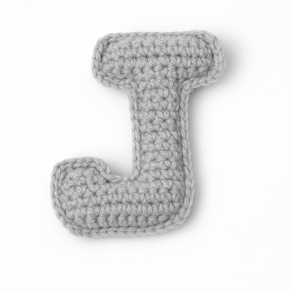 Amigurumi Letter J Crochet Pattern: Stuffed Alphabet Keychain (PDF Pattern)