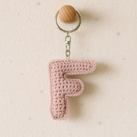 Amigurumi Letter F Crochet Pattern PDF : Stuffed Alphabet, Keychain or Bag Charm