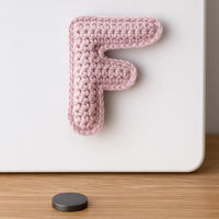 Amigurumi Letter F Crochet Pattern PDF : Stuffed Alphabet, Keychain or Bag Charm