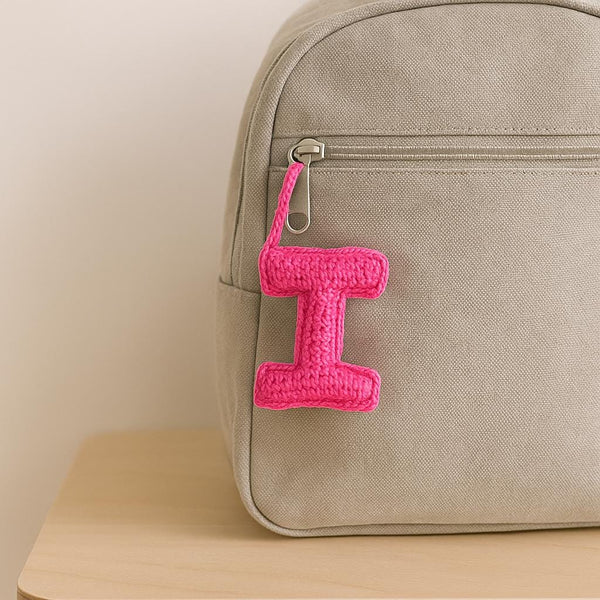 Amigurumi Letter I Crochet Pattern PDF : Keychain or Bag Charm