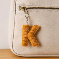 Amigurumi Letter K Crochet Pattern PDF : Mini Alphabet Keychain Toy