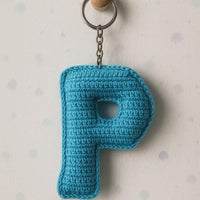 Amigurumi Letter P Crochet Pattern: Stuffed Alphabet Keychain (PDF Pattern)