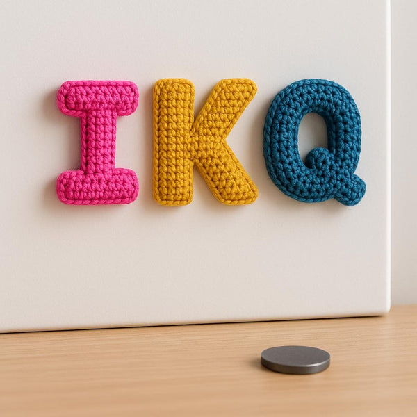 Amigurumi Letter Crochet Pattern Set – K I Q : 3D Alphabet Keychain PDF