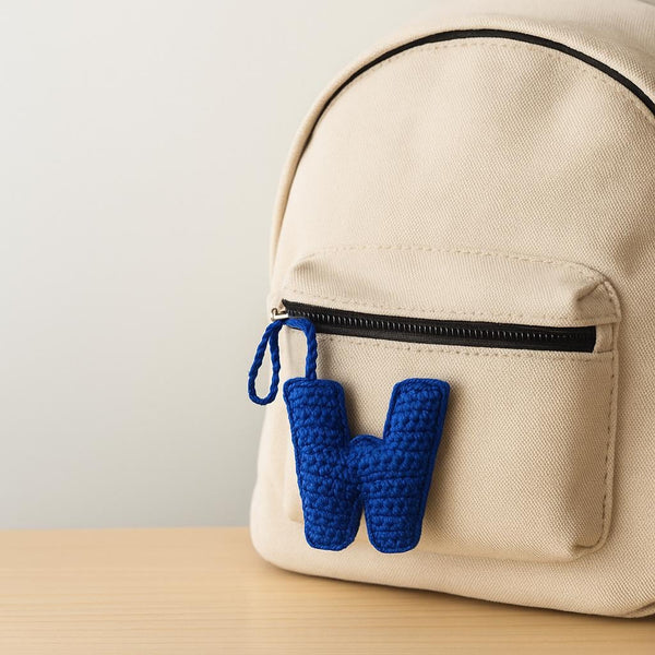 Amigurumi Letter W Crochet Pattern PDF – 3D Alphabet Keychain