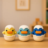 Amigurumi Duckling Crochet Pattern: PDF Tutorial with Eggshell
