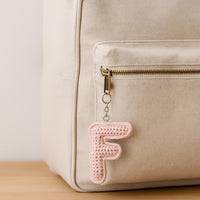 Amigurumi Letter F Crochet Pattern PDF : Stuffed Alphabet, Keychain or Bag Charm