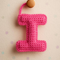 Amigurumi Letter I Crochet Pattern PDF : Keychain or Bag Charm