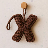 Amigurumi Letter X Crochet Pattern PDF : 3D Alphabet Keychain, Digital Download
