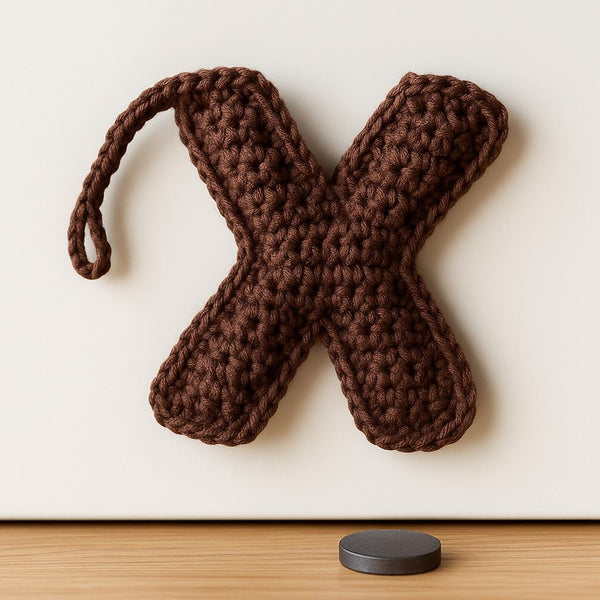 Amigurumi Letter Set X Y Z : Crochet Pattern PDF, Stuffed Alphabet Keychains or Magnets