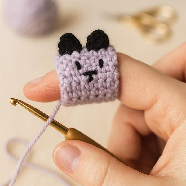 Finger Yarn Holder Crochet Pattern PDF : Instant Download