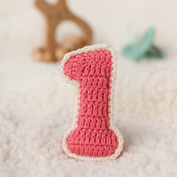 Crochet Number 1 Pattern PDF : Birthday Garland Number, Nursery Room Décor